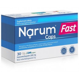 Narum Fast - metabiotyk 200 mg, 30 kapsułek