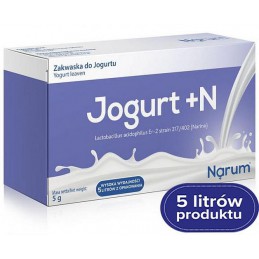 Zakwaska do jogurtu domowego - Narum Jogurt + N - 5 saszetek