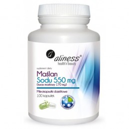 Maślan Sodu 550 mg -100 VEGE kaps.
