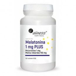 Melatonina 1 mg PLUS x 100 tabletek Vege
