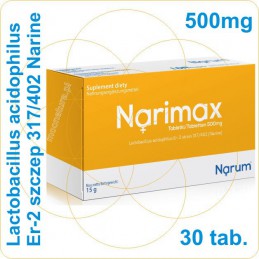 Narine Narimax Tabletki bez sterynianu 500 mg, 30 Tabletek