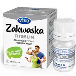 FIT & SLIM Jogurtu - Zakwaski - Zestaw 2 fiolek