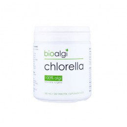 Chlorella - tabletki na oczyszczenie organizmu, 250 tabletek