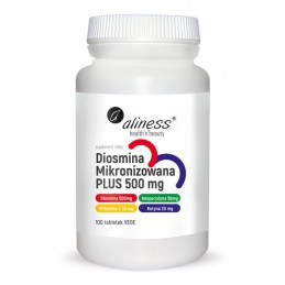 Diosmina mikronizowana PLUS 500 mg x 100 tab. vege