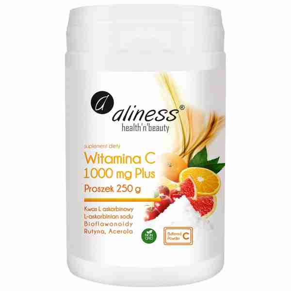 Witamina C 1000mg Plus rutyna, buforowana 250g proszku