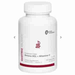 Betaina HCL , witamina C - 100 kapsułek