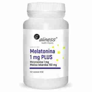 Melatonina 1 mg PLUS x 100 tabletek Vege