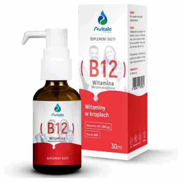 Witamina B12 Metylokobalamina 200mcg, 30 ml