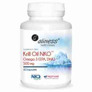 Krill Oil NKO Omega 3 z Astaksantyną, 60 kaps.
