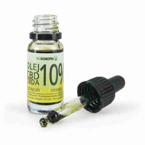 Olej z konopi 10% 1000mg CBD+CBDA 10ml Częstochowa
