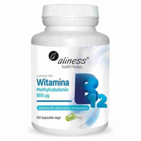 Witamina B12 Methylcobalamin 900mcg x 100 kaps.