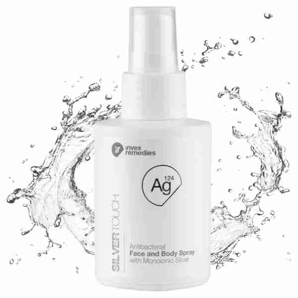 Srebrny antybakteryjny płyn do ciała i twarzy Ag124, 100ml