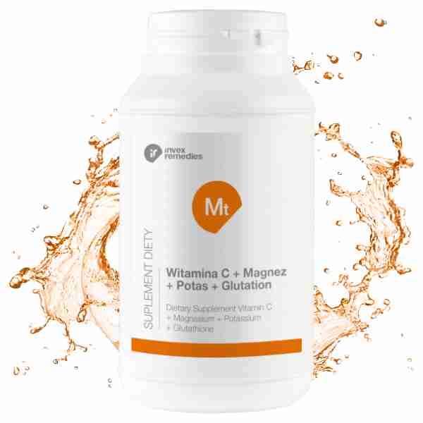 Glutation, magnez, witamina C, potas, proszek 450g