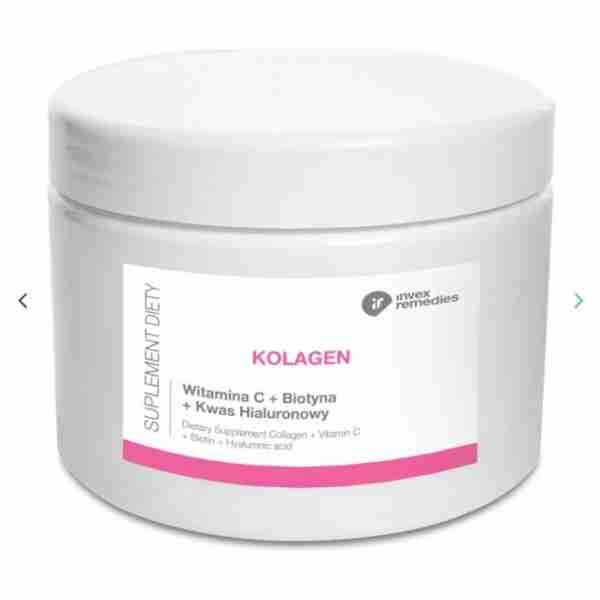 Kolagen Rybi, Witamina C, Biotyna, Kwas hialuronowy - 170 g