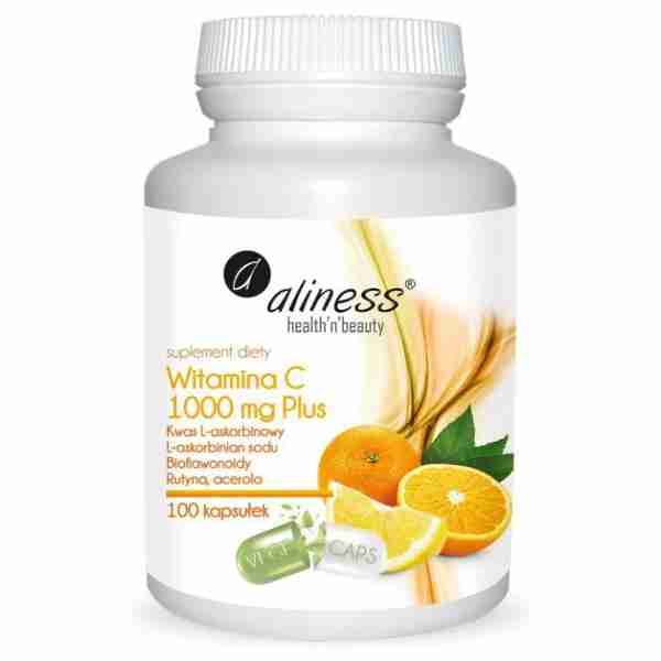 Witamina C 1000 mg Plus rutyna x 100 kaps VEGE