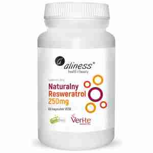 Naturalny Resweratrol Veri-Te 250mg x 60 Vege kap.