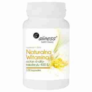 Naturalna witamina E octan d-alfa-tokoferylu 400 IU