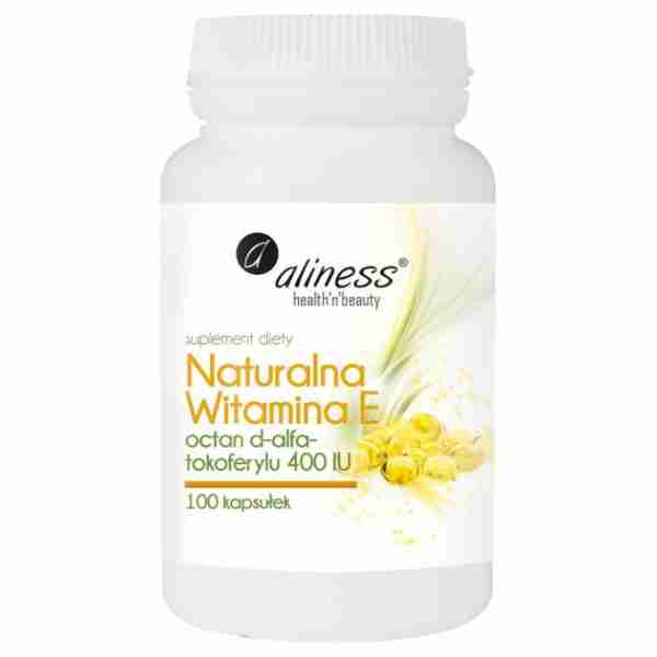 Naturalna witamina E octan d-alfa-tokoferylu 400 IU