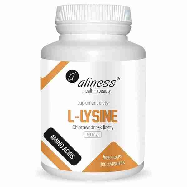 L - Lizyna 500 mg Aliness - 100 kaps