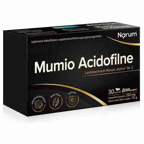 Mumio Acidofilne 250 mg, 30 kapsułek