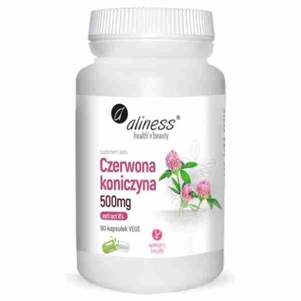 Czerwona koniczyna extract 8% 500 mg, 90 kaps vege