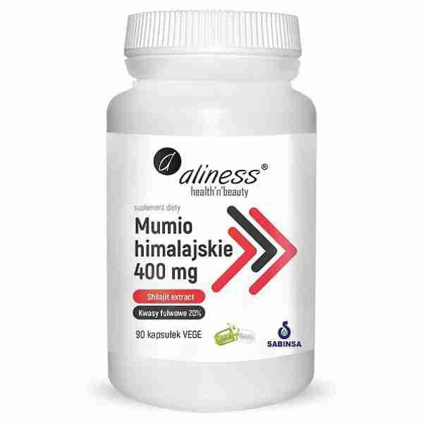 Mumio himalajskie (Shilajit extract) 400mg x 90 Vege caps.