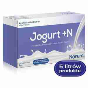 Zakwaska do jogurtu domowego - Narum Jogurt + N - 5 saszetek
