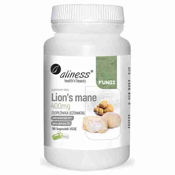 Soplówka jeżowata 400mg x 90 kaps.