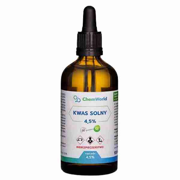 Kwas Solny 4,5% HCL 100 ml