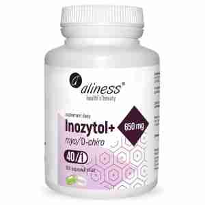 Inozytol 650 mg + B6 x 100 Vege caps