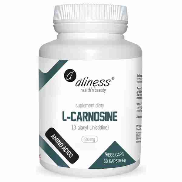 L-CARNOSINE 500 mg x 60 Vege caps.