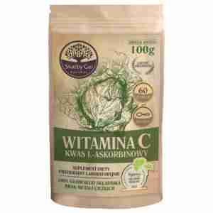 Witamina C z kapusty 100g (Kwas L- Askorbinowy) w proszku Skarby Gai