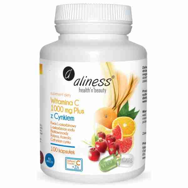 Witamina C 1000mg z cynkiem, bioflawonoidy, rutyna, acerola
