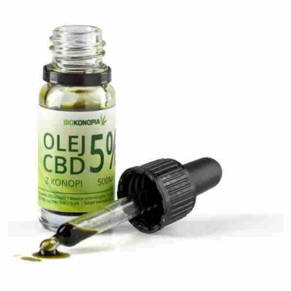 Olejek konopny CBD 5% 500mg