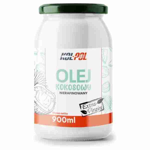 Olej kokosowy nierafinowany 900 ml